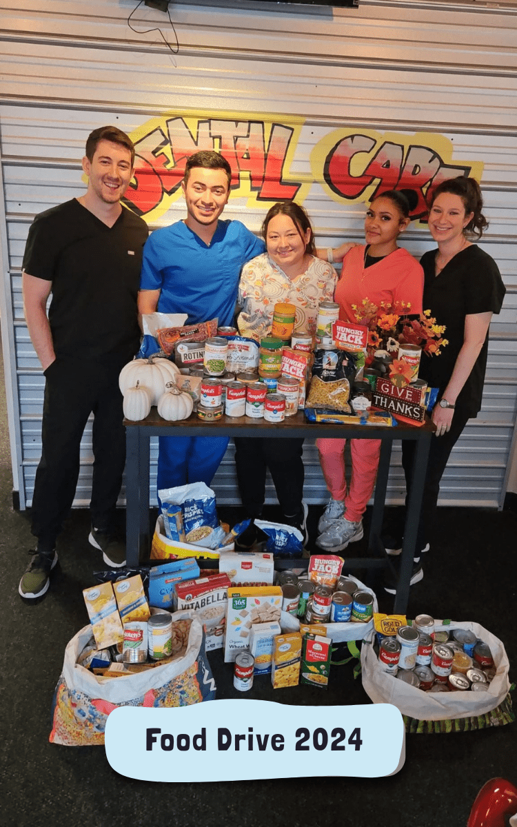 2024-food drive-Fun Dentist Stamford, CT